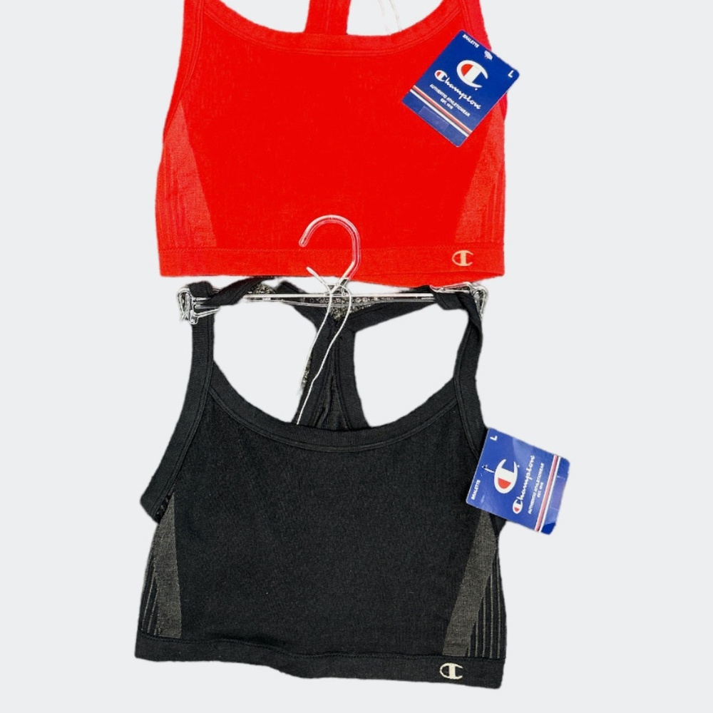 Champion Women's Heritage Black Bralette
